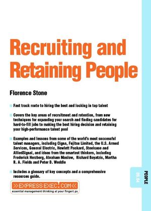 Recruiting and Retaining People: People 09.04 (1841122068) cover image