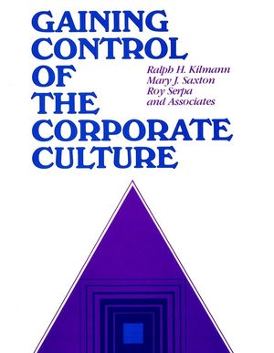 Gaining Control of the Corporate Culture (0875896669) cover image