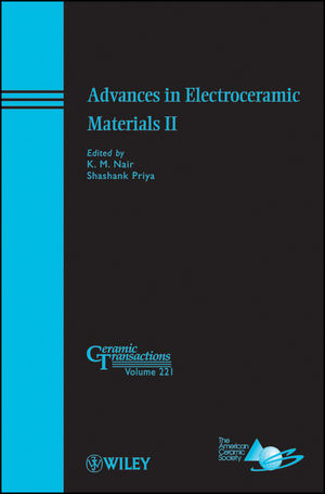 Advances in Electroceramic Materials II (047092716X) cover image