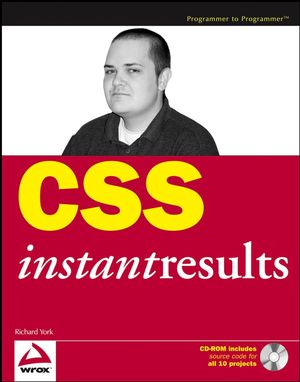 CSS Instant Results (047175126X) cover image