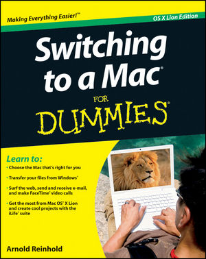 Switching to a Mac For Dummies, Mac OS X Lion Edition (111802446X) cover image