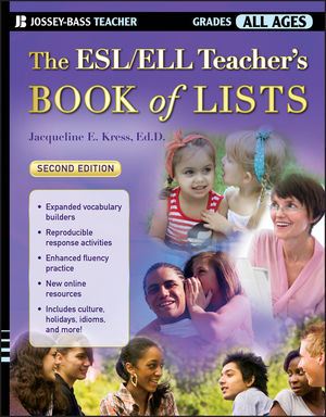 The ESL/ELL Teacher's Book of Lists, 2nd Edition (0470222670) cover image