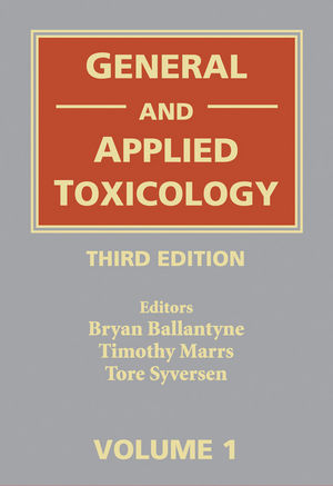 General and Applied Toxicology, 6 Volume Set, 3rd Edition (0470723270) cover image