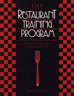 The Restaurant Training Program: An Employee Training Guide for Managers (0471552070) cover image