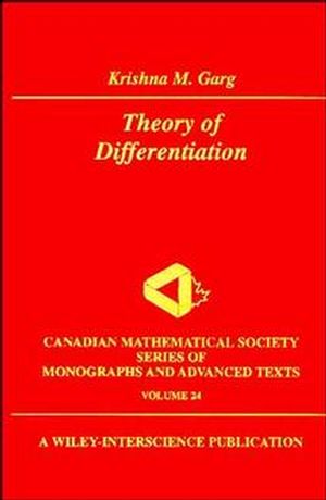 Theory of Differentiation: A Unified Theory of Differentiation Via New Derivate Theorems and New Derivatives (0471253871) cover image