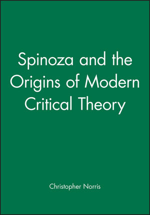 Spinoza and the Origins of Modern Critical Theory (0631175571) cover image