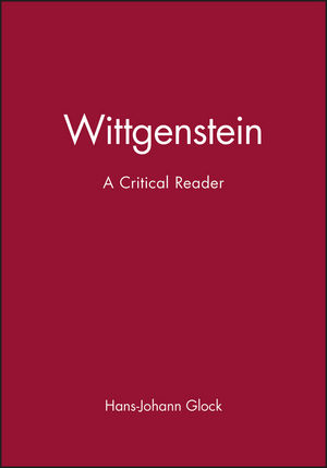 Wittgenstein: A Critical Reader (0631194371) cover image