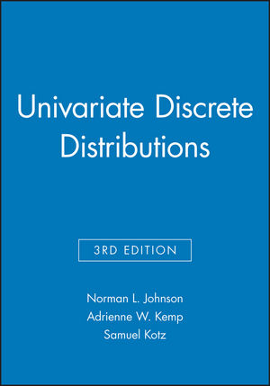 Univariate Discrete Distributions, 3e Set (0470383372) cover image