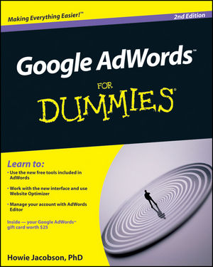 Google AdWords For Dummies®, 2nd Edition (0470455772) cover image