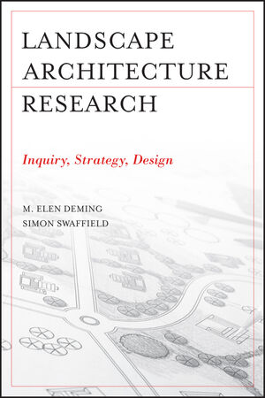 Landscape Architectural Research: Inquiry, Strategy, Design (0470564172) cover image