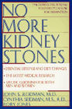 No More Kidney Stones (0471125873) cover image