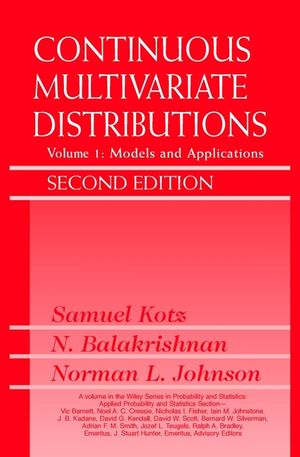 Continuous Multivariate Distributions, Volume 1: Models and Applications, 2nd Edition (0471183873) cover image