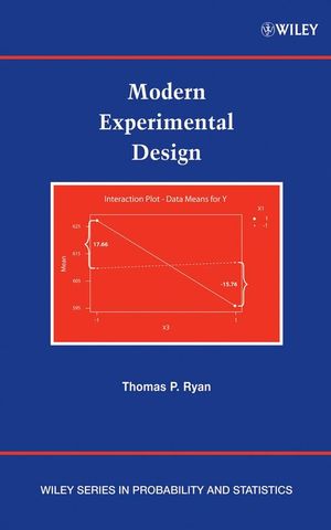 Modern Experimental Design (0471210773) cover image