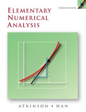Elementary Numerical Analysis, 3rd Edition (0471433373) cover image