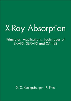 X-Ray Absorption: Principles, Applications, Techniques of EXAFS, SEXAFS and XANES  (0471875473) cover image