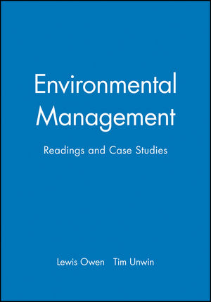 Environmental Management: Readings and Case Studies (0631201173) cover image