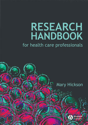 Research Handbook for Health Care Professionals (1405177373) cover image