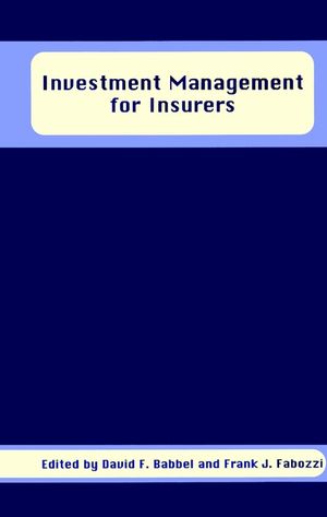 Investment Management for Insurers (1883249473) cover image