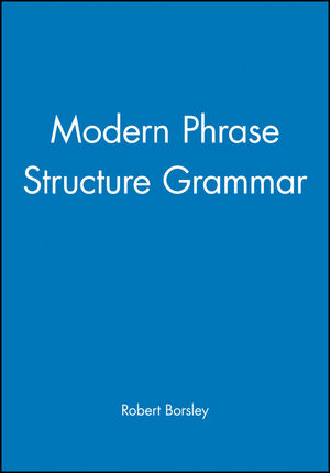 Modern Phrase Structure Grammar (0631184074) cover image