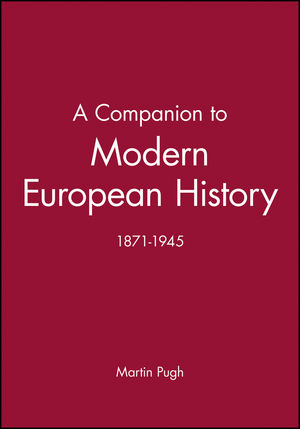 A Companion to Modern European History: 1871-1945 (0631192174) cover image