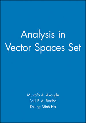 Analysis in Vector Spaces Set (0470486775) cover image