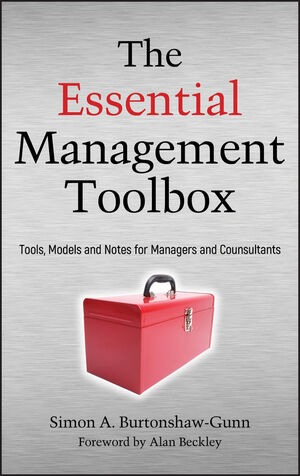 The Essential Management Toolbox: Tools, Models and Notes for Managers and Consultants (0470518375) cover image