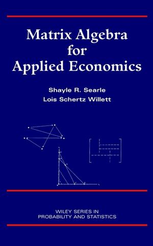 Matrix Algebra for Applied Economics (0471322075) cover image