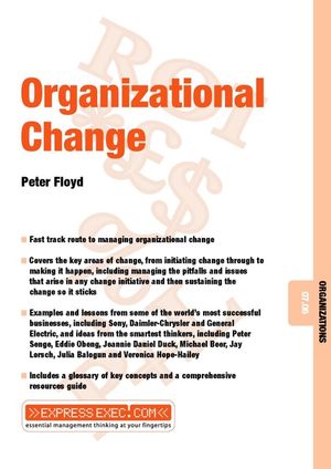 Organizational Change: Organizations 07.06 (1841121975) cover image