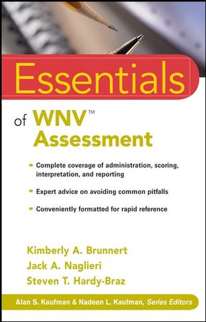 Essentials of WNV Assessment (0470284676) cover image