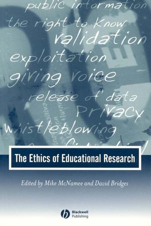 The Ethics of Educational Research (0631231676) cover image