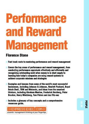 Performance and Reward Management: People 09.09 (1841122076) cover image