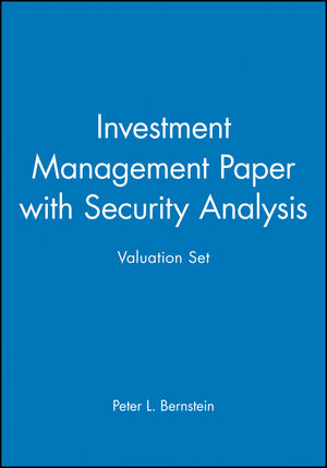 Investment Management Paper with Security Analysis Valuation Set (0471214477) cover image