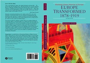 Europe Transformed: 1878-1919, 2nd Edition (0631215077) cover image