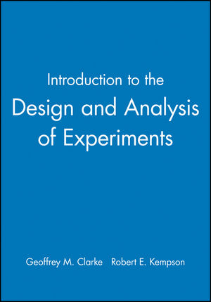 Introduction to the Design and Analysis of Experiments (0470711078) cover image
