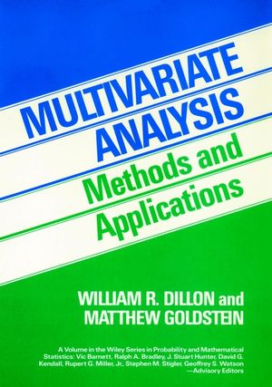 Multivariate Analysis: Methods and Applications (0471083178) cover image
