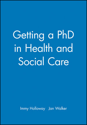 Getting a PhD in Health and Social Care (0632050578) cover image