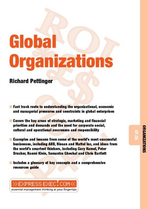 Global Organizations: Organizations 07.02 (1841122378) cover image