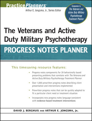 The Veterans and Active Duty Military Psychotherapy Progress Notes Planner (0470586079) cover image