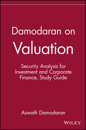 Damodaran on Valuation: Security Analysis for Investment and Corporate Finance, Study Guide (0471108979) cover image