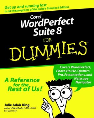 Corel WordPerfect Suite 8 For Dummies  (0764501879) cover image