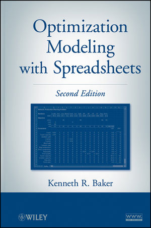 Optimization Modeling with Spreadsheets, 2nd Edition (1118008979) cover image
