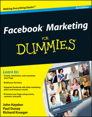 Facebook Marketing For Dummies, 3rd Edition (1118238079) cover image Facebook Marketing For Dummies, 3rd Edition (1118238079) cover image
