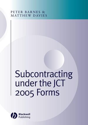 Subcontracting Under the JCT 2005 Forms (1444301179) cover image