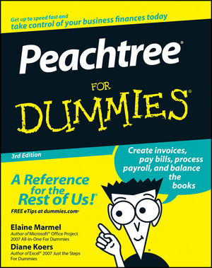 Peachtree For Dummies, 3rd Edition (0470179880) cover image