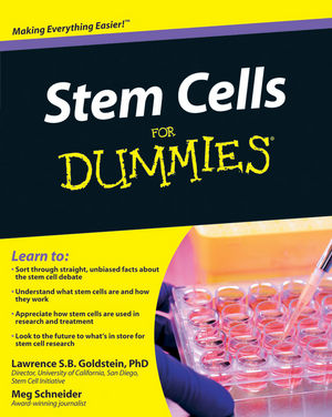Stem Cells For Dummies (0470259280) cover image
