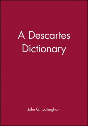 A Descartes Dictionary (0631185380) cover image