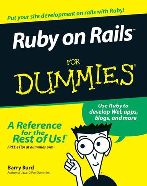 Ruby on Rails For Dummies (1118084780) cover image