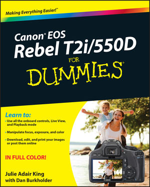 Canon EOS Rebel T2i / 550D For Dummies (0470901381) cover image