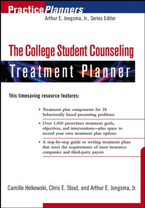 The College Student Counseling Treatment Planner (0471467081) cover image