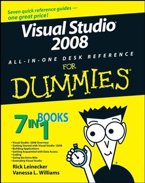 Visual Studio 2008 All-In-One Desk Reference For Dummies (0470191082) cover image